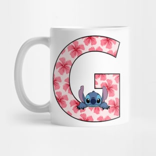 Stitch letter Mug